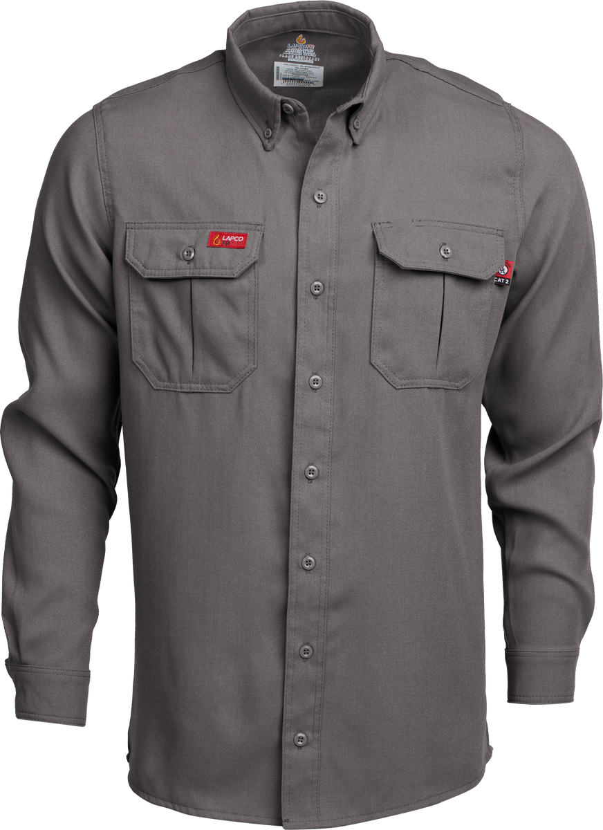TCS5GY - FR Modern Uniform Shirt | 5oz. Tecasafe® One Inherent TCS5GY - FR Modern Uniform Shirt | 5oz. Tecasafe® One Inherent