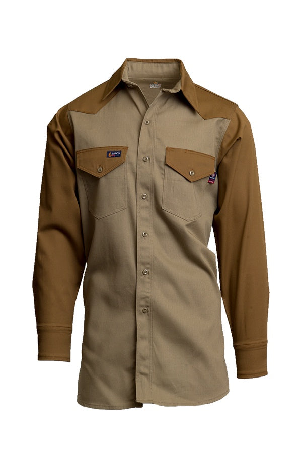 IKB7 - 7oz. FR Two-Tone Western Shirts