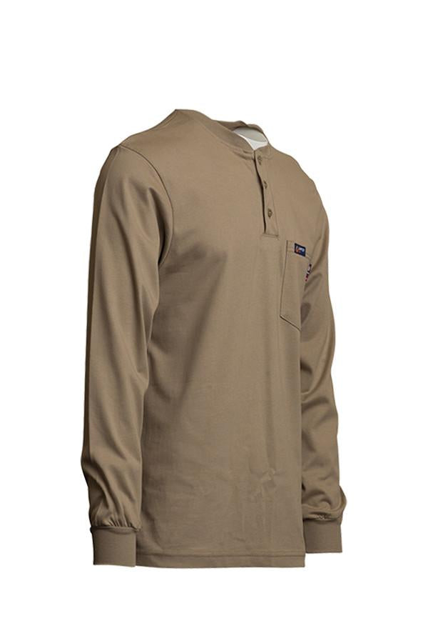 FRT-HJE-KHA - 7oz. FR Henley Tees – LAPCO Factory Outlet Store