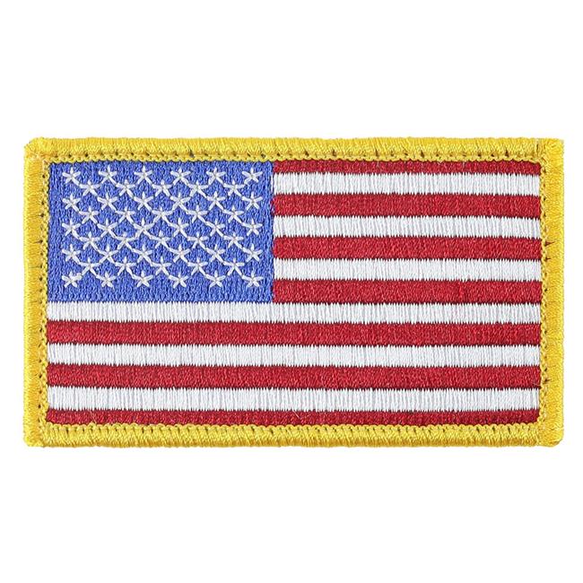 La Police Gear Embroidered US Flag Patch | Desert