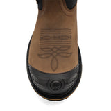 HL-200 STL /Black & Brown - Men's HL-200 Steel Toe Pull On Work Boot