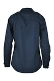 L-TCS5DN - Ladies FR Uniform Shirts made with 5oz. TecaSafe One® Inherent | Denim Navy