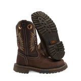 PR Tracker C/T  Chocolate - Men's Tracker Composite Toe Pull On Work Boot