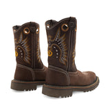 PR Tracker C/T  Chocolate - Men's Tracker Composite Toe Pull On Work Boot