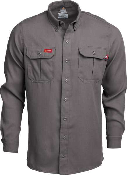 TCS5GY - FR Modern Uniform Shirt | 5oz. Tecasafe® One Inherent TCS5GY - FR Modern Uniform Shirt | 5oz. Tecasafe® One Inherent