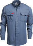 TCS5MB - FR Modern Uniform Shirt | 5oz. Tecasafe® One Inherent | Medium Blue