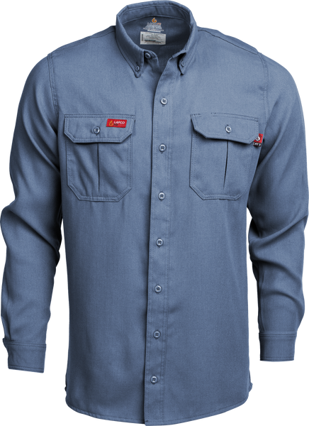 TCS5MB - FR Modern Uniform Shirt | 5oz. Tecasafe® One Inherent | Medium Blue