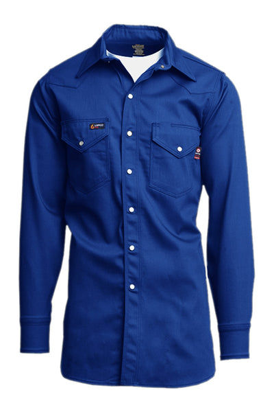 IRO7WS - FR Western Shirts | 7oz. 100% Cotton with Pearl Snaps LAPCO Factory Outlet Store IRO7WS - FR Western Shirts | 7oz. 100% Cotton with Pearl Snaps LAPCO Factory Outlet Store