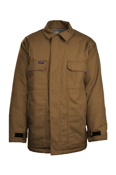 JCFRWS9BR - 9oz. FR Insulated Chore Coat with Windshield Technology - Brown