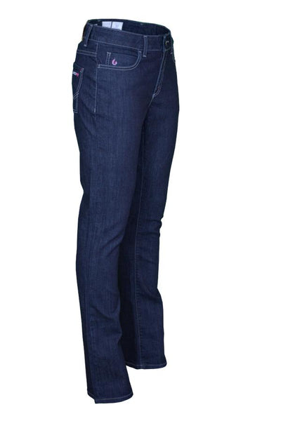 L-PFRSD11M - Ladies FR Comfort Stretch Jeans | 11oz. Cotton Stretch Bl –  LAPCO Factory Outlet Store