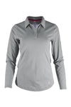 L-SPFR6GY - Ladies FR Polo Shirts | 6oz. 93/7 Blend Knit