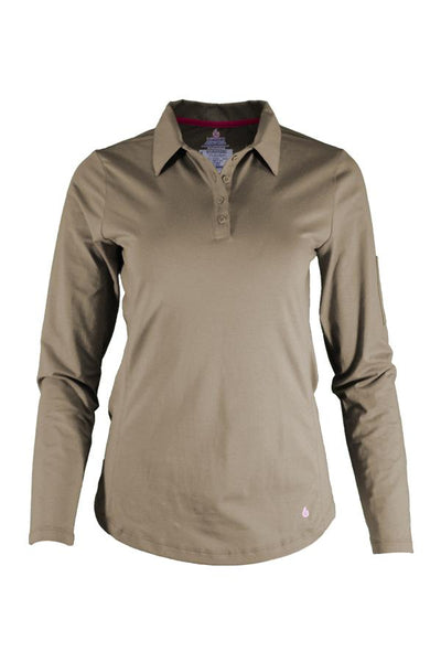 L-SPFR6KH - Ladies FR Polo Shirt | 6oz. 93/7 Blend Knit