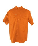 V600ORG - 6.25oz. Vented Non-FR Short Sleeve Work Shirts