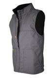 V-FRWS9GY - 9oz. FR Fleece Lined Vest | with Windshield Technology